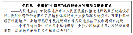 地大熱能：貴州新能源發(fā)展“十四五”規(guī)劃地?zé)嵬顿Y超100億！